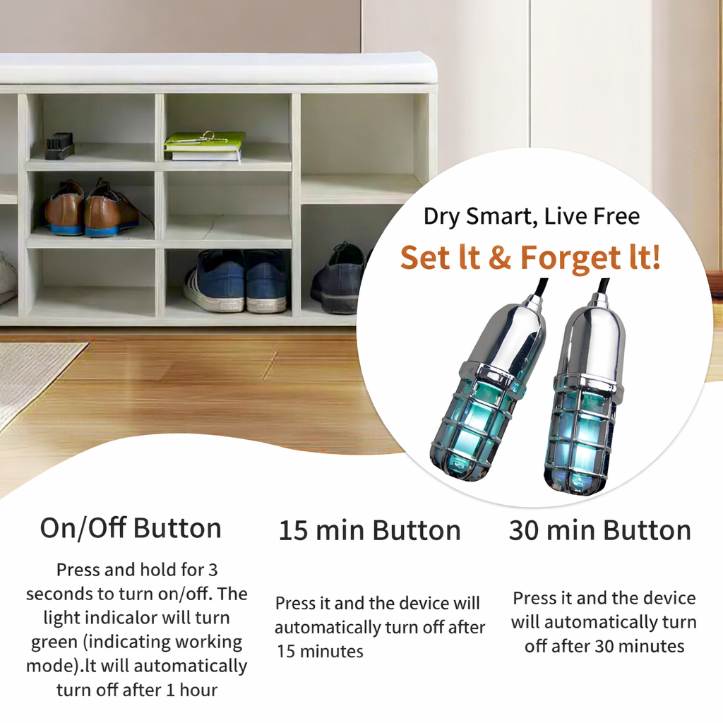 UV Shoe Sanitizer | Smart Shoe Sterilizer Light